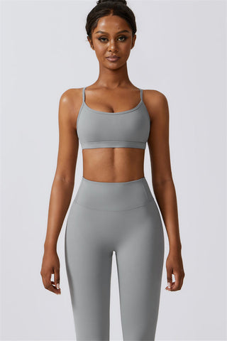 Juno Star Sports Bra Leggings 2-Piece Set - Glamourous Grace