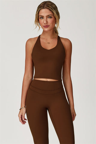 The Enigma Cross Back Vest Leggings 2-Piece Set