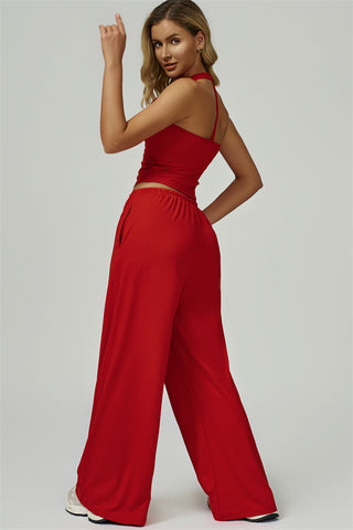 The Sprint Halter Tank Top Sweatpants 2-Piece Set