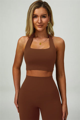 The Seraphine Halter Crop Top