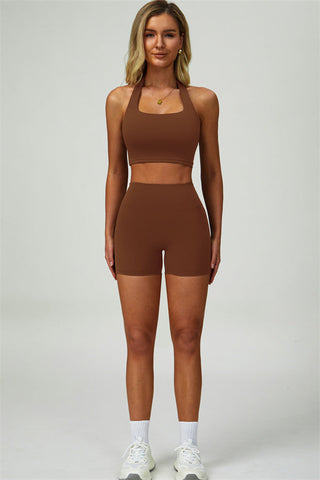 The Seraphine Halter Crop Top