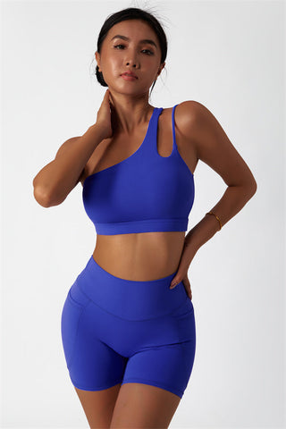 The Blissful Rose Sports Bra Shorts 2-Piece Set