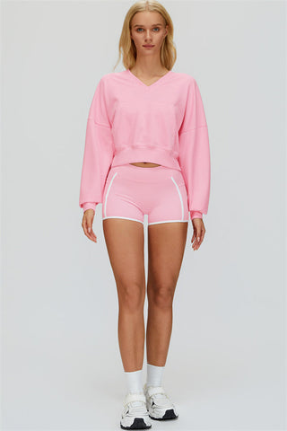 The Whisper V-Neck Hoodie