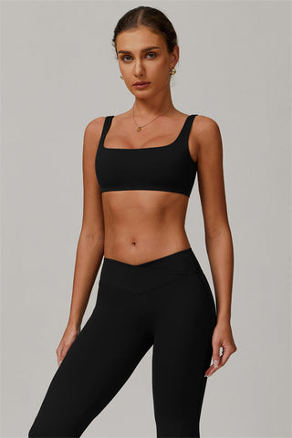 The Halo Sports Bra Flared Leggings 2-Piece Set