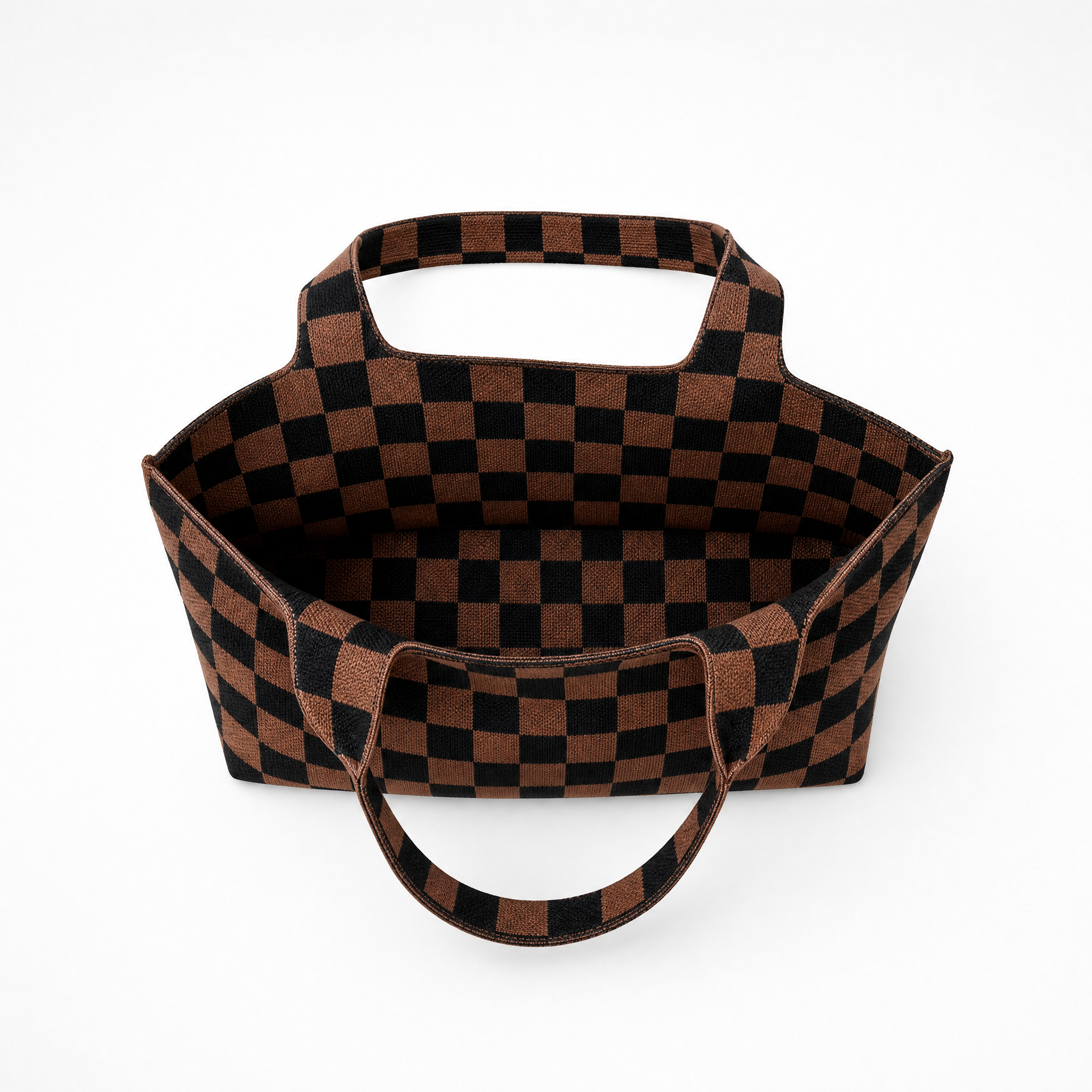 The Classic Checkered Skinny Tote - Glamourous Grace