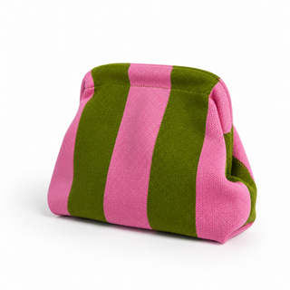 The Green & Pink Everywhere Clutch - Glamourous Grace