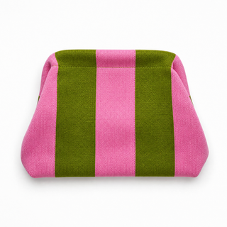 The Green & Pink Everywhere Clutch - Glamourous Grace