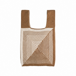 Labyrinth Beige Handbag - Glamourous Grace
