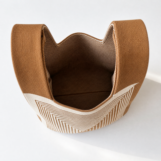 Labyrinth Beige Handbag - Glamourous Grace