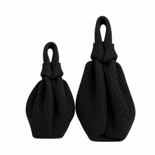 The Black Crochet Handbag - Glamourous Grace