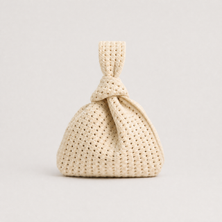 Oat Crochet Handbag - Glamourous Grace