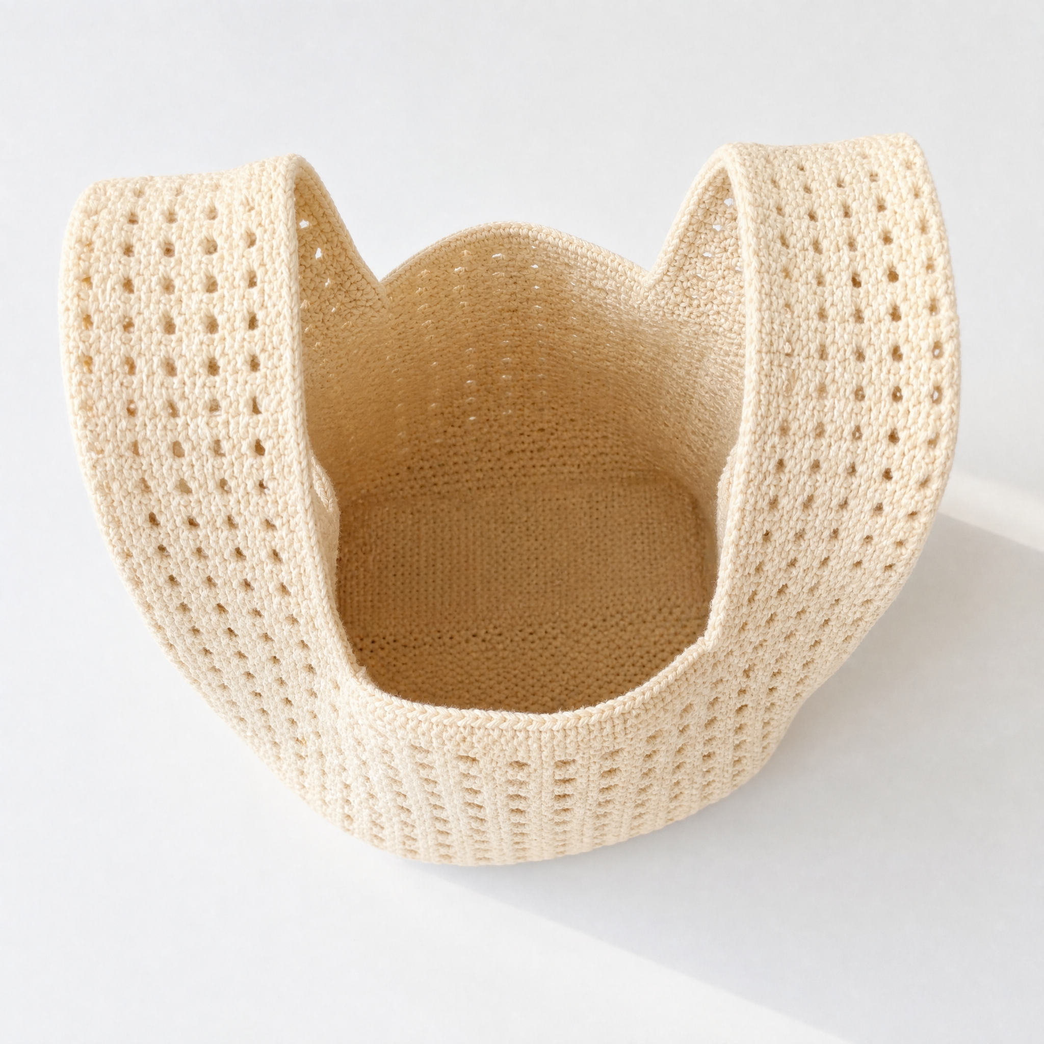 Oat Crochet Handbag - Glamourous Grace