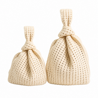 Oat Crochet Handbag - Glamourous Grace