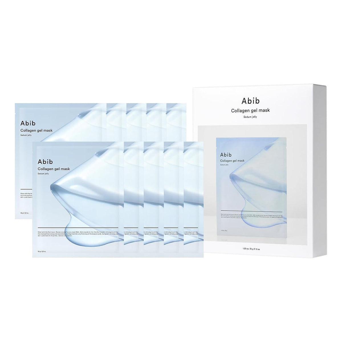 Abib Collagen Gel Mask 35g X 10ea #Sedum Jelly - Glamourous Grace