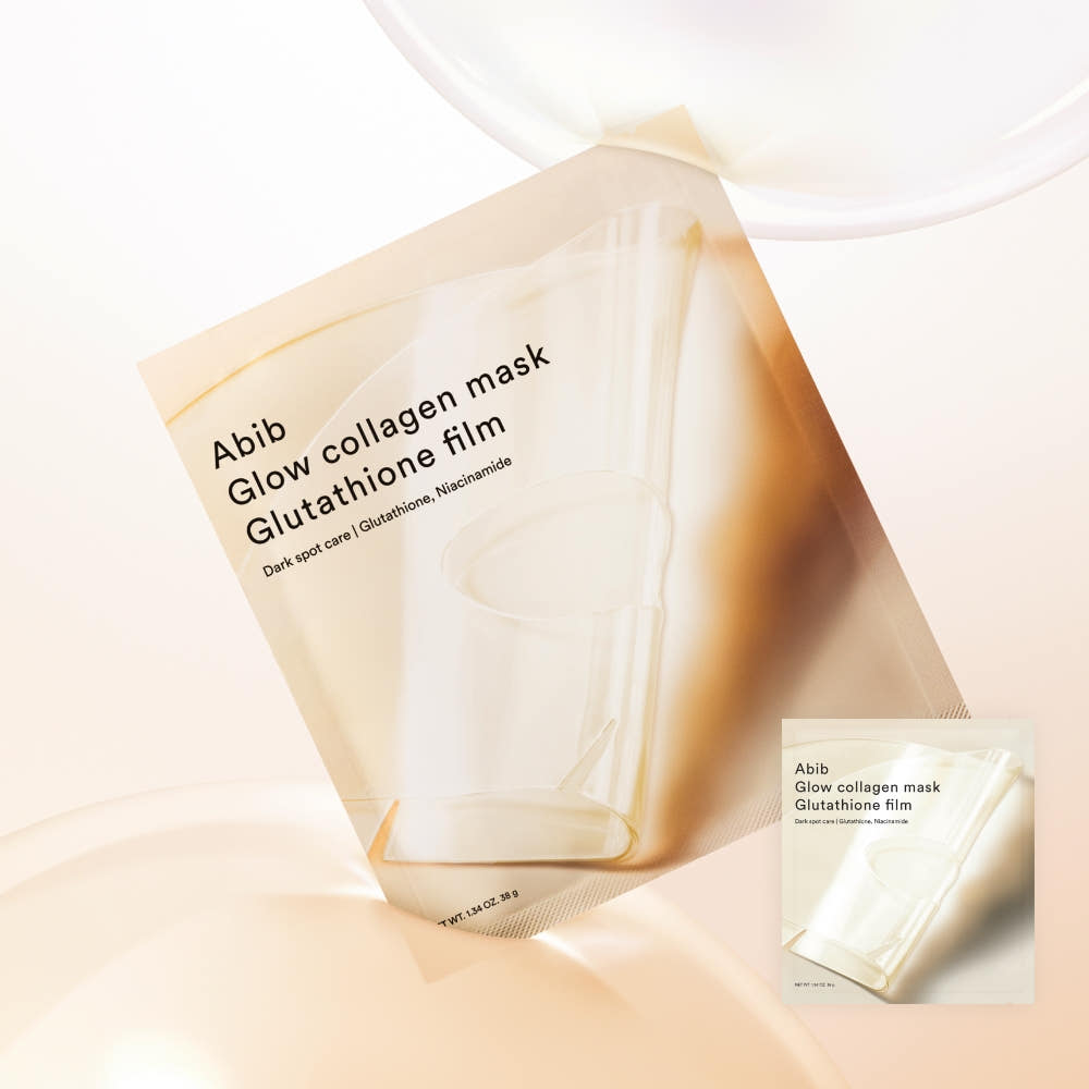Abib Glow Collagen Mask Glutathione Film 38g X 4ea - Glamourous Grace
