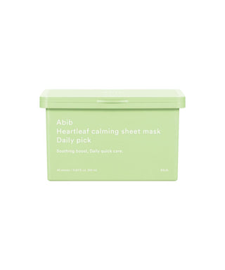 Abib Heartleaf Calming Sheet Mask Daily Pick 350ml/30ea