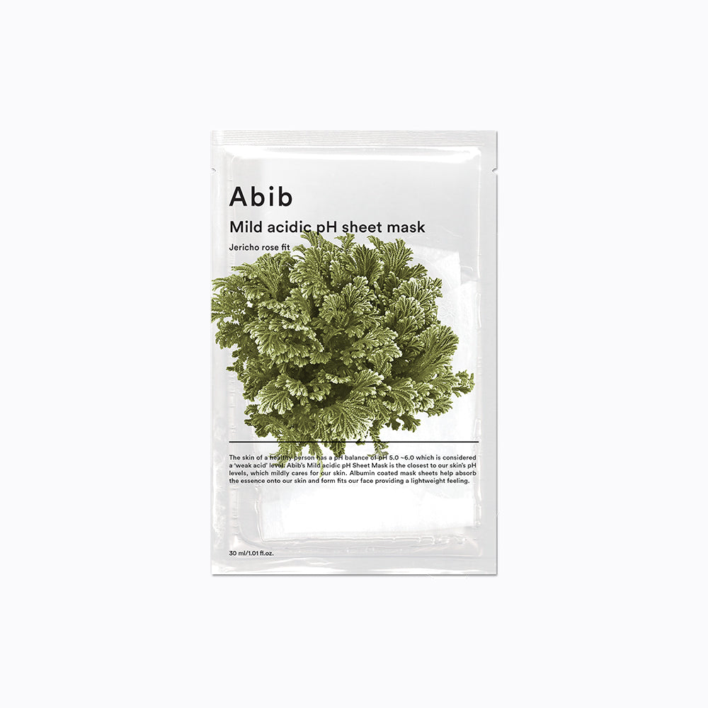 Abib Mild Acidic pH Sheet Mask Jericho Rose Fit 30ml X 10ea - Glamourous Grace