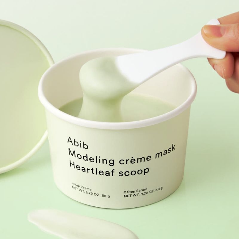 Abib Modeling Creme Mask Heartleaf Scoop 71g - Glamourous Grace