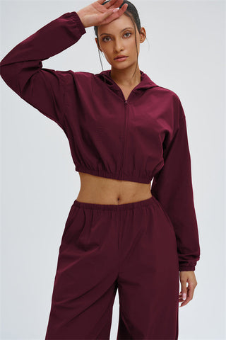 The Svelte UV protection Crop Hoodie