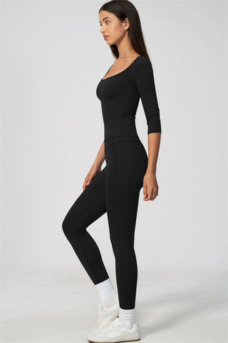 The RiseFit Half-Sleeve T-Shirt Leggings 2-Piece Set