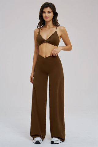 The Mosaic Sports Bra Straight Leg Pants 2-Piece Set