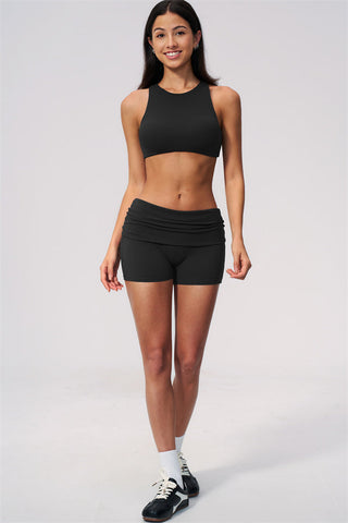 The Twirl Open Back Sports Bra Shorts 2-Piece Set