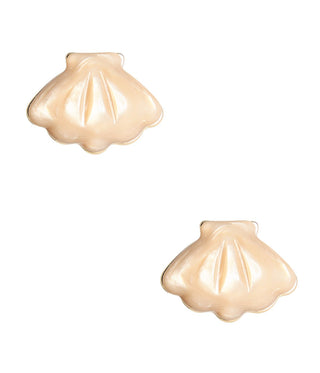 Acrylic Shell Stud Earring - Glamourous Grace