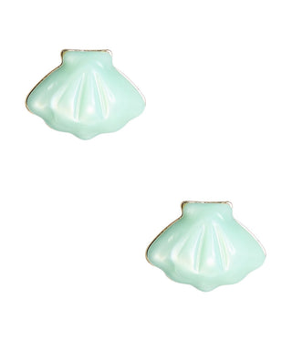 Acrylic Shell Stud Earring - Glamourous Grace