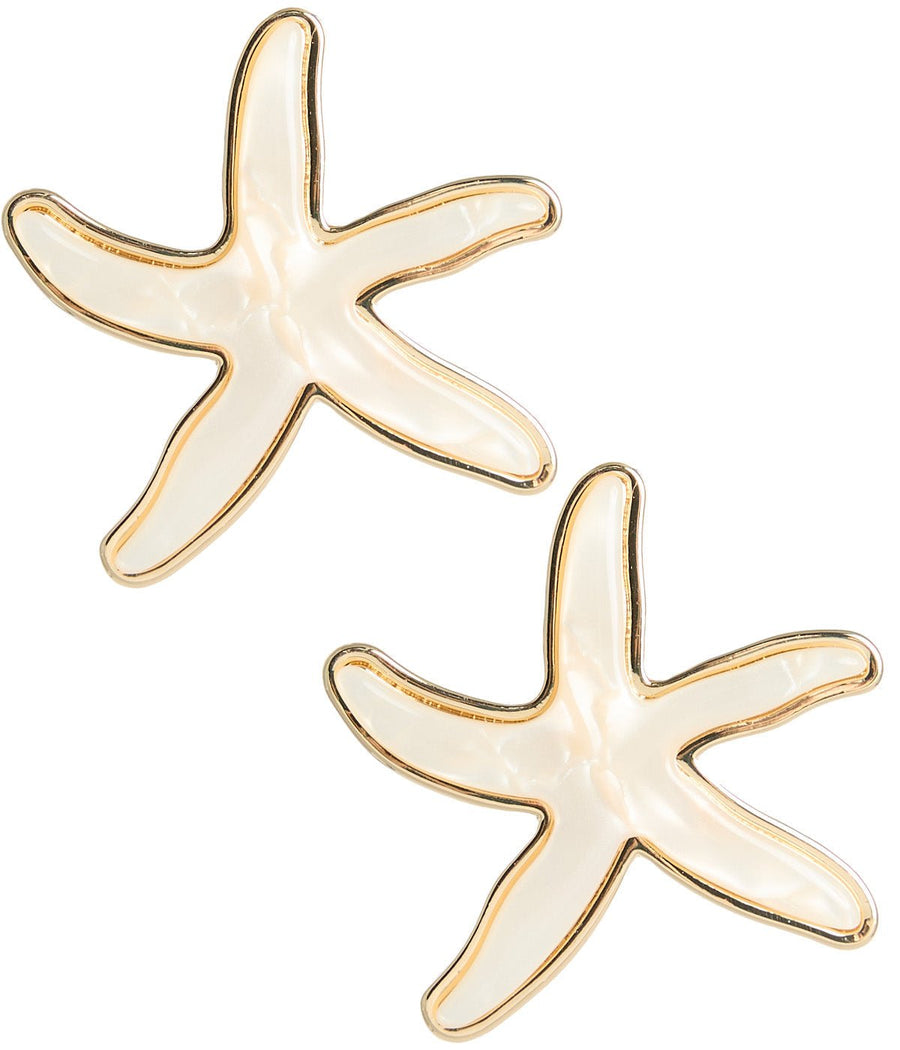 Acrylic Starfish Earring - Glamourous Grace