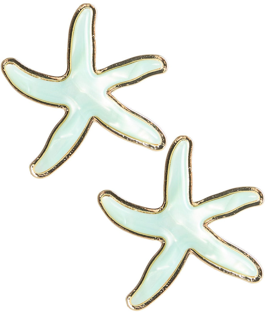 Acrylic Starfish Earring - Glamourous Grace