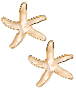 Acrylic Starfish Earring - Glamourous Grace