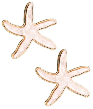 Acrylic Starfish Earring - Glamourous Grace