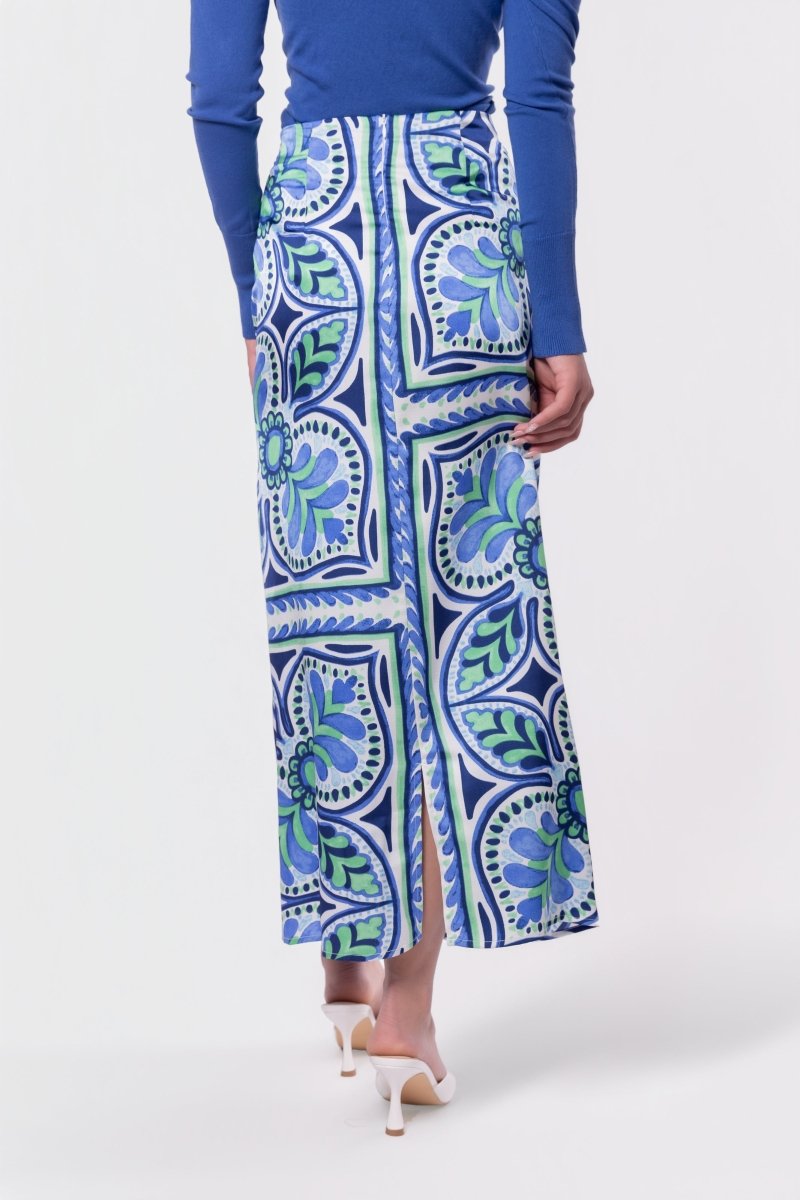 Adalyn Skirt (Blue Green) - Glamourous Grace