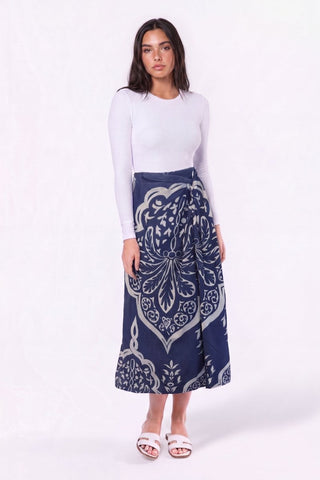 Adalyn Skirt (Navy Pattern)