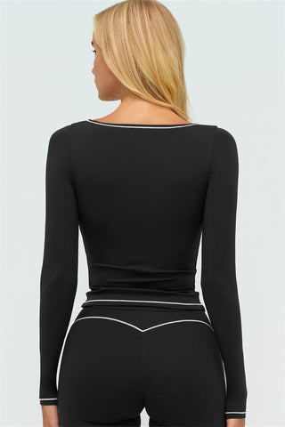 The Amara Long Sleeve T-shirt Flared Leggings 2-Piece Set
