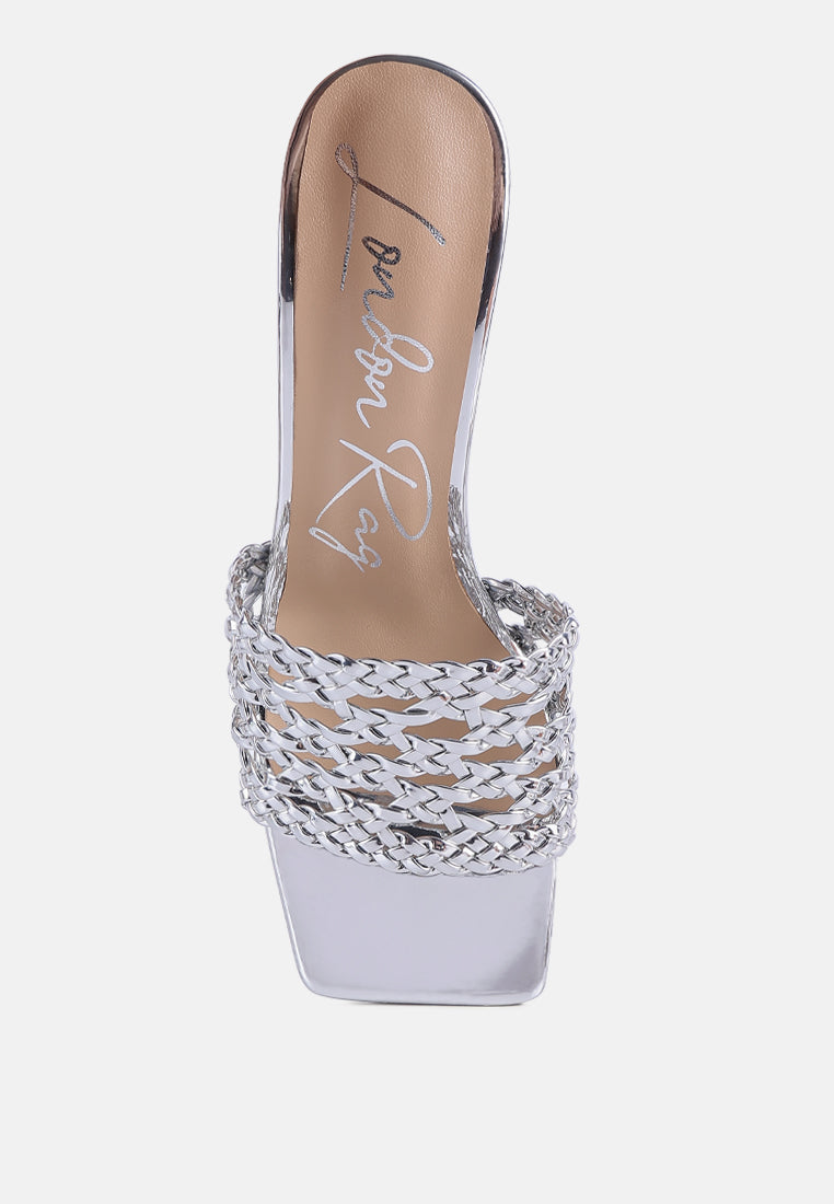 Adorbs Braided Straps Slip On Sandals - Glamourous Grace