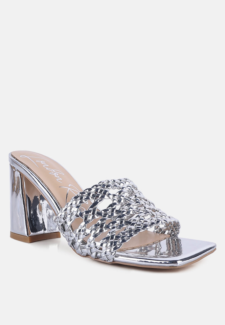 Adorbs Braided Straps Slip On Sandals - Glamourous Grace