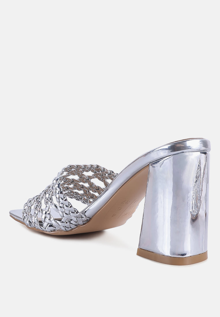 Adorbs Braided Straps Slip On Sandals - Glamourous Grace
