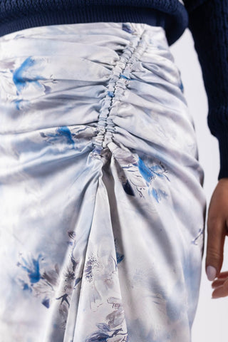 Adriana Skirt (Grey/Blue)