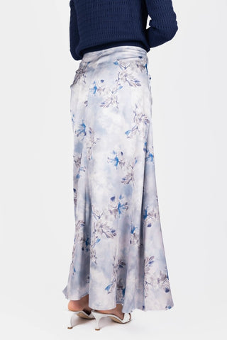 Adriana Skirt (Grey/Blue)