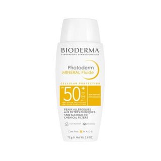 Bioderma Photoderm Mineral Sunscreen Cream SPF50+ for Sensitive Skin - Non-Comedogenic & Photostable - Glamourous Grace