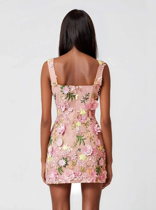 Aella Mini Dress - Pink - Glamourous Grace