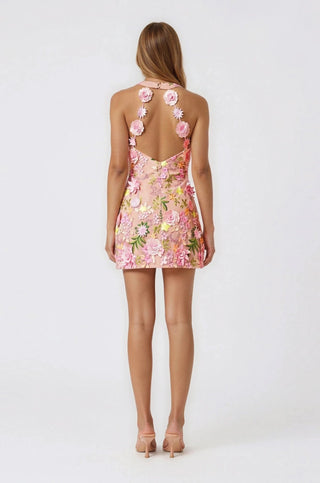 Aella Party Mini Dress - Pink - Glamourous Grace