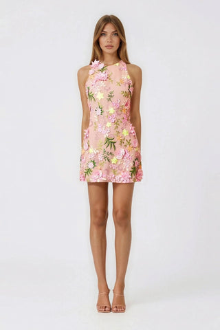 Aella Party Mini Dress - Pink - Glamourous Grace