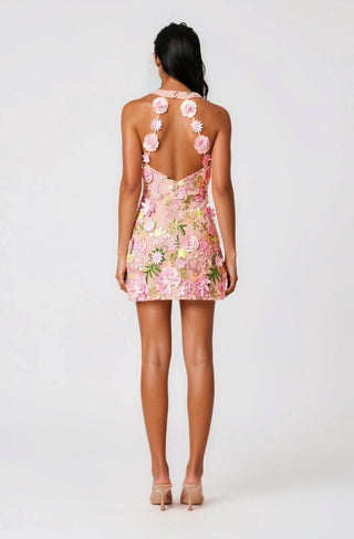 Aella Party Mini Dress - Pink - Glamourous Grace