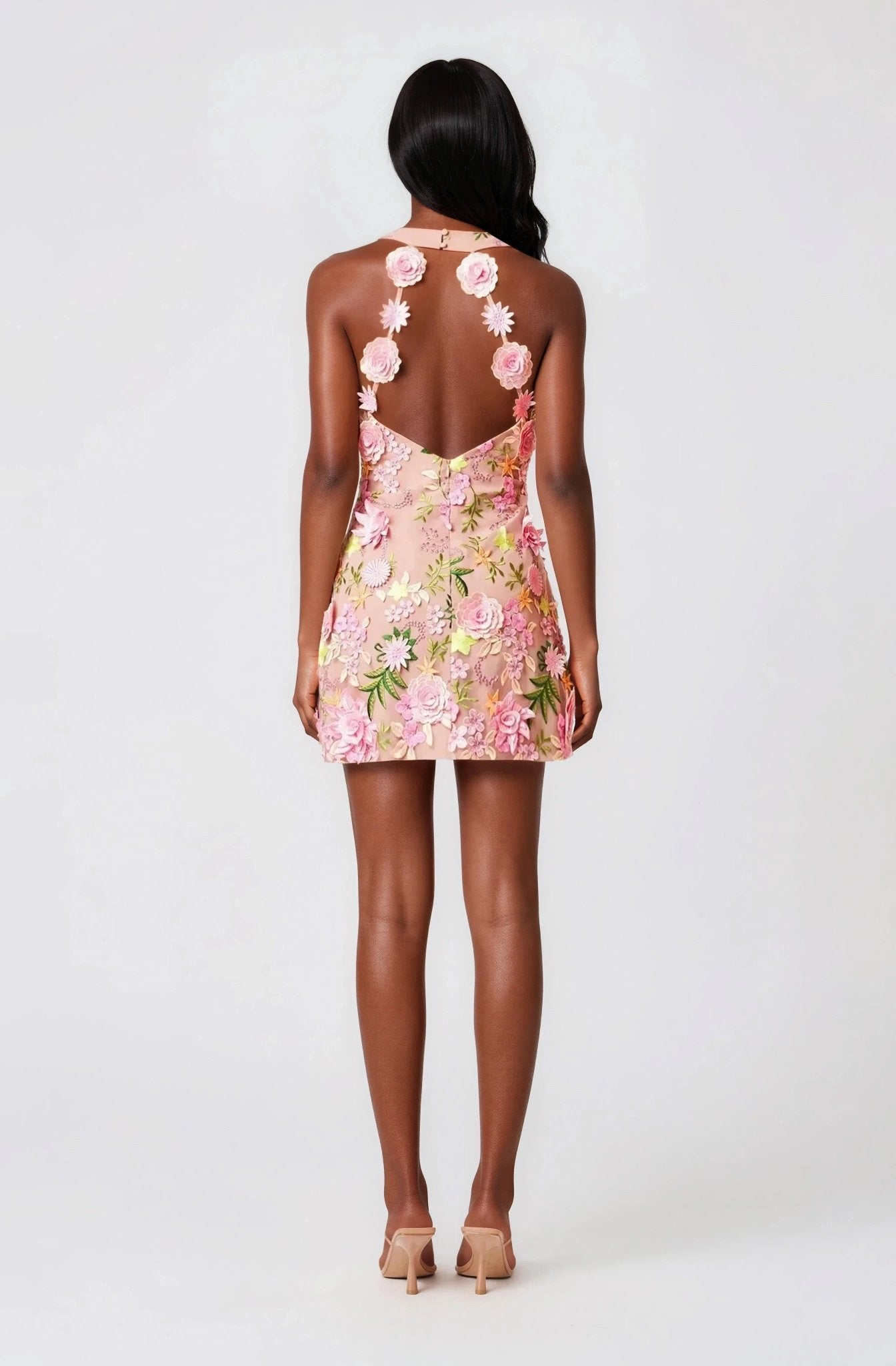 Aella Party Mini Dress - Pink - Glamourous Grace