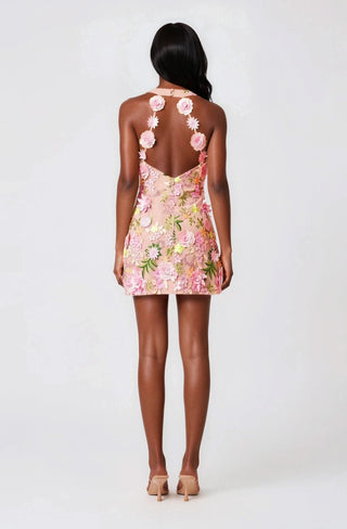 Aella Party Mini Dress - Pink - Glamourous Grace