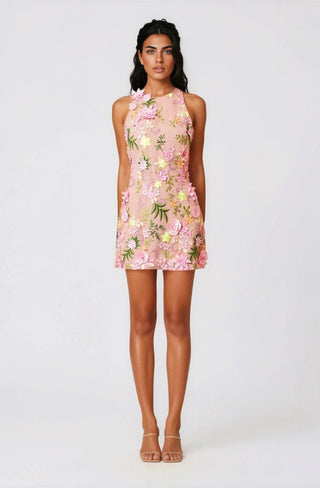 Aella Party Mini Dress - Pink - Glamourous Grace