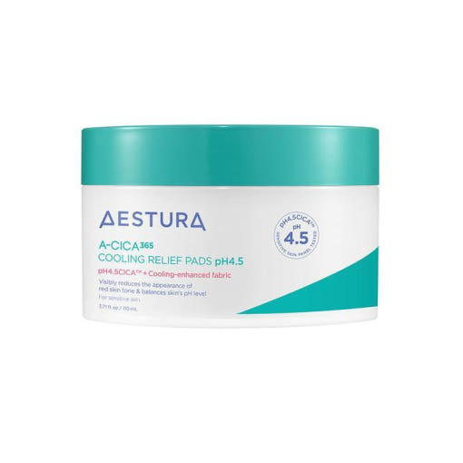 AESTURA A-CICA 365 COOLING RELIEF PADS pH4.5 110ml/60P - Glamourous Grace