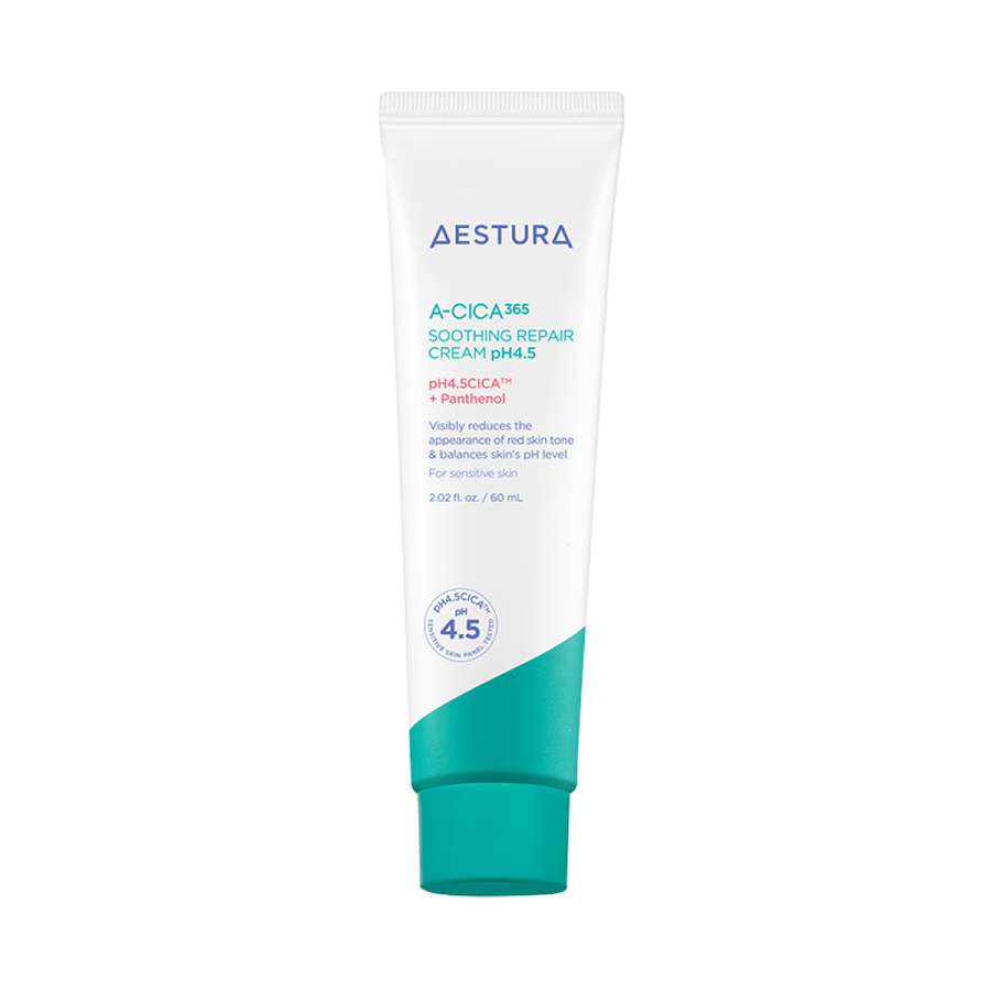 AESTURA A-CICA 365 SOOTHING REPAIR CREAM pH4.5 60ml - Glamourous Grace